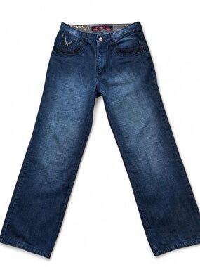 Baggy embroidered Jeans wings